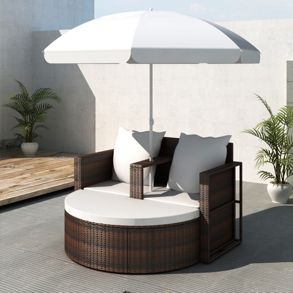 iChica - Wicker Loungeset Deluxe