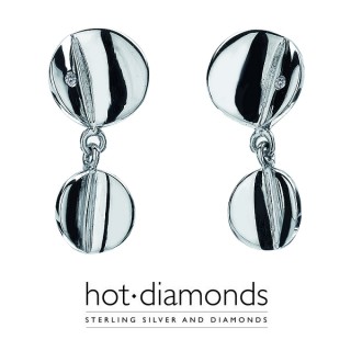 iChica - Zilveren Hot Diamonds Oorbellen Met Diamanten