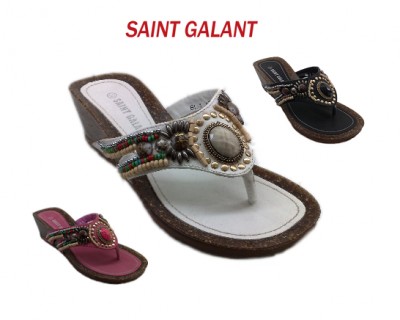iChica - Zomerse gedecoreerde slippers van Saint Galant - Kies uit zes kleuren iChica - Zomerse gedecoreerde slippers van Saint Galant - Kies uit zes kleuren