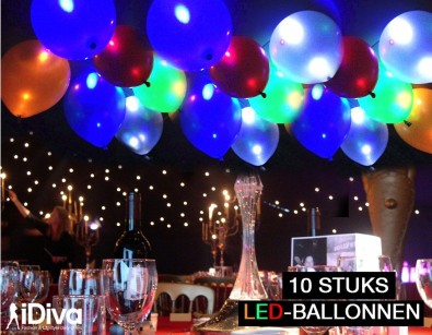 IDiva - 10 Led-ballonnen IDiva - 10 Led-ballonnen