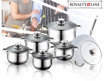 IDiva - 12-Delige Royalty Line Pannenset IDiva - 12-Delige Royalty Line Pannenset