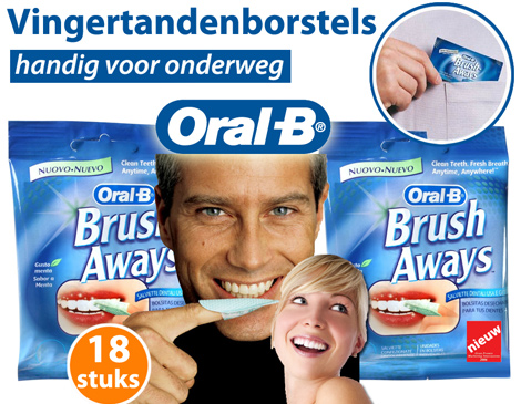 IDiva - 18X Oral-b Vingertandenborstels IDiva - 18X Oral-b Vingertandenborstels