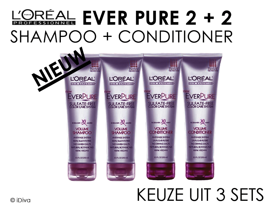 IDiva - 2+2 L'oreal Ever Pure Shampoo & Conditioner IDiva - 2+2 L'oreal Ever Pure Shampoo & Conditioner