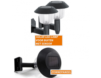 IDiva - 2 Solar Led Wandlampen IDiva - 2 Solar Led Wandlampen