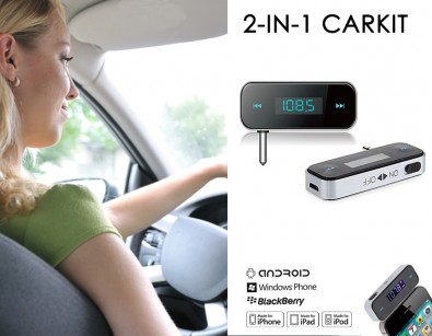 IDiva - 2-In-1 Handsfree Carkit En Muziekspeler