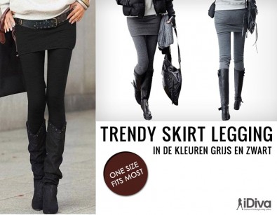 IDiva - 2-in-1 Trendy Skirt Legging IDiva - 2-in-1 Trendy Skirt Legging