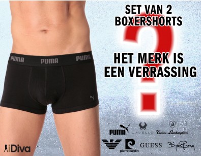 IDiva - 2-pack Merk Boxershorts Verrassingspakket IDiva - 2-pack Merk Boxershorts Verrassingspakket