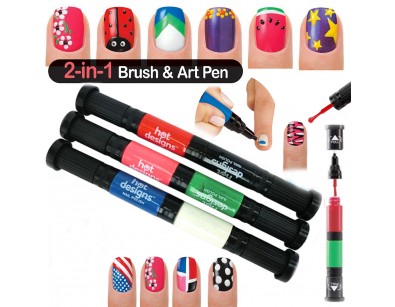 IDiva - 2-Pack Nail Art Pennen IDiva - 2-Pack Nail Art Pennen