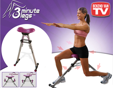 IDiva - 3 Minute Legs Fitnessapparaat IDiva - 3 Minute Legs Fitnessapparaat
