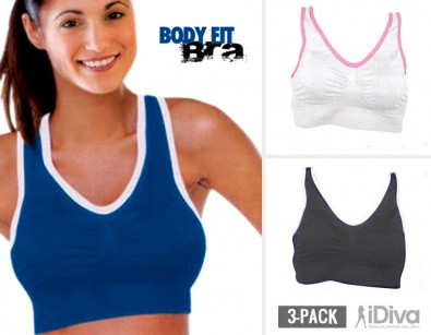 IDiva - 3 X Body Fit Sport Bh IDiva - 3 X Body Fit Sport Bh