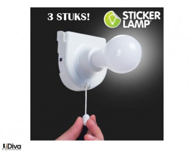 IDiva - 3 X Sticker Lamp IDiva - 3 X Sticker Lamp
