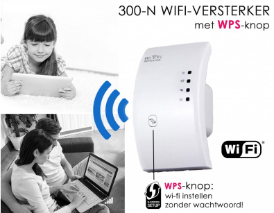 IDiva - 300-N Wifi-Versterker Met Wps-Knop IDiva - 300-N Wifi-Versterker Met Wps-Knop