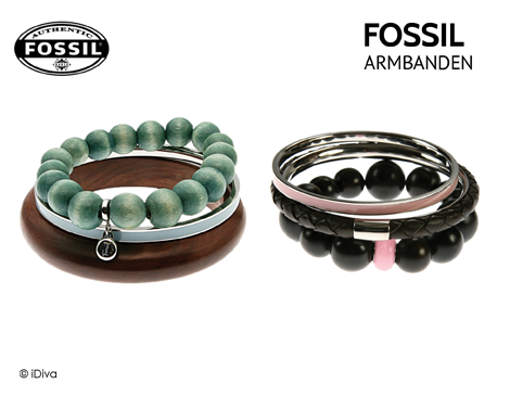 IDiva - 3-Delige Fossil Bangle Armband IDiva - 3-Delige Fossil Bangle Armband