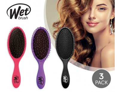 IDiva - 3-Pack Wet Brush Anti-Klit Haarborstels IDiva - 3-Pack Wet Brush Anti-Klit Haarborstels