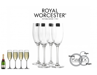 IDiva - 4 Royal Worcester Champagneglazen