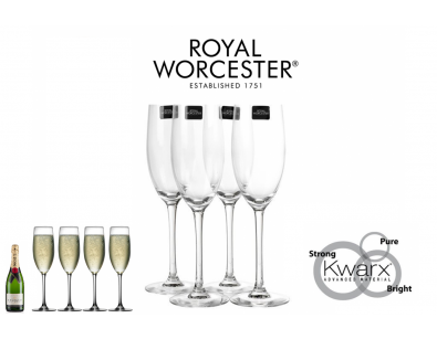 IDiva - 4 Royal Worcester Champagneglazen IDiva - 4 Royal Worcester Champagneglazen