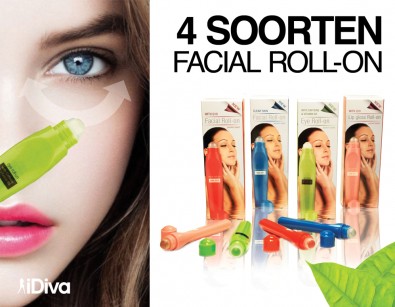 IDiva - 4 Soorten Facial Roll-ons IDiva - 4 Soorten Facial Roll-ons