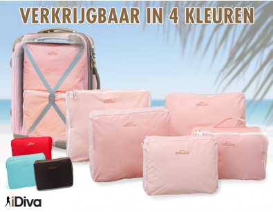 IDiva - 5-delige Handige Luggage Organiser IDiva - 5-delige Handige Luggage Organiser