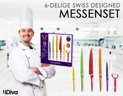 IDiva - 6-delige Swiss designed Messenset IDiva - 6-delige Swiss designed Messenset