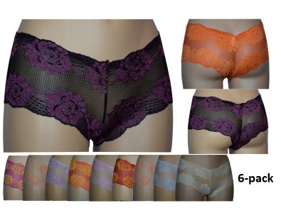 IDiva - 6-Pack Kanten Hipsters IDiva - 6-Pack Kanten Hipsters