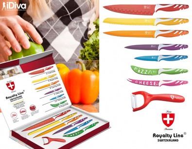 IDiva - 8-Delige Royalty Line Rvs Messenset IDiva - 8-Delige Royalty Line Rvs Messenset