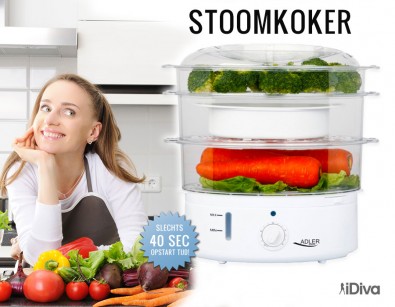 IDiva - Adler 6404 Stoomkoker de Luxe IDiva - Adler 6404 Stoomkoker de Luxe