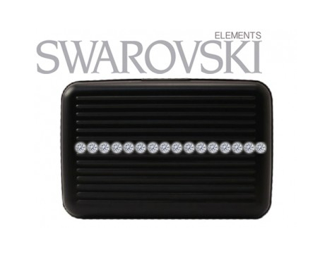 IDiva - Alu Wallet Met Swarovski Kristallen IDiva - Alu Wallet Met Swarovski Kristallen
