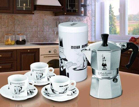 IDiva - Bialetti Moka Express Limited Set IDiva - Bialetti Moka Express Limited Set