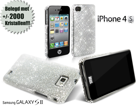 IDiva - Bling Case Voor Iphone 4/4S Of Samsung Galaxy Ii