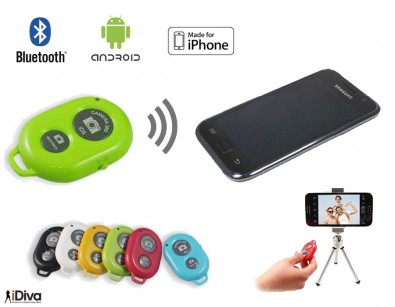 IDiva - Bluetooth Selfie Remote Shutter IDiva - Bluetooth Selfie Remote Shutter