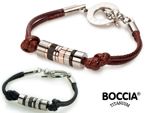 IDiva - Boccia Titanium Lederen Armbanden IDiva - Boccia Titanium Lederen Armbanden