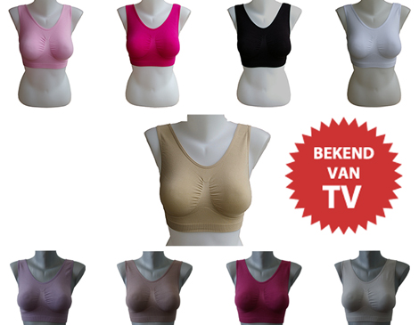IDiva - Bodyform Bra Set Van 3 Stuks IDiva - Bodyform Bra Set Van 3 Stuks