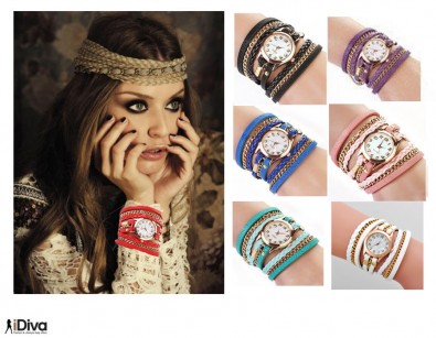 IDiva - Boho Chic Armbandhorloge IDiva - Boho Chic Armbandhorloge