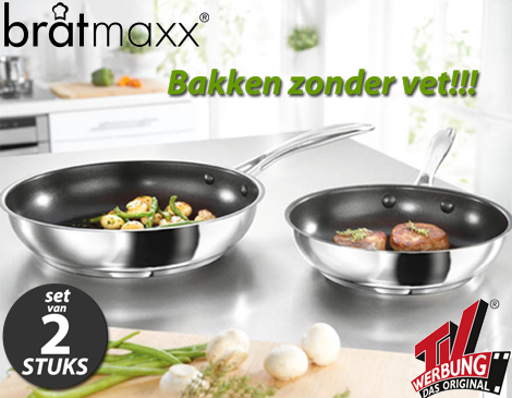IDiva - Brat Maxx Vital Premium Anti Aanbak Pannen IDiva - Brat Maxx Vital Premium Anti Aanbak Pannen