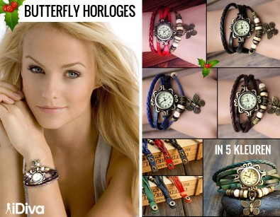 IDiva - Butterfly Armbandhorloge IDiva - Butterfly Armbandhorloge
