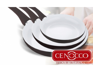 IDiva - Cenocco 3-Delige Keramische Pannenset IDiva - Cenocco 3-Delige Keramische Pannenset