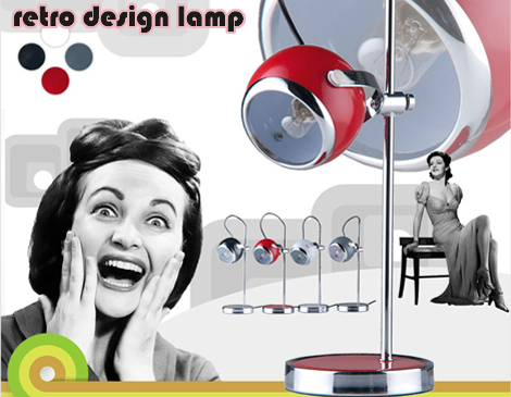 IDiva - Design Retro Tafellamp