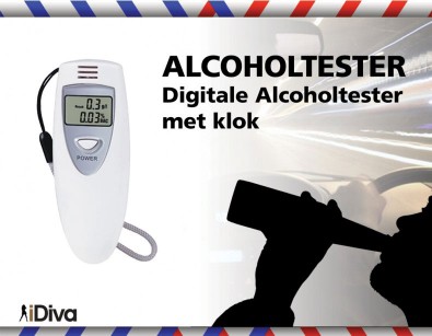 IDiva - Digitale Alcoholtester met LCD Display IDiva - Digitale Alcoholtester met LCD Display