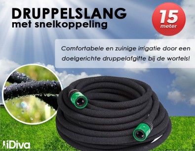 IDiva - Druppelslang Met Snelkoppeling IDiva - Druppelslang Met Snelkoppeling