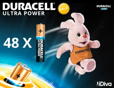 IDiva - Duracell Ultra Power 48 stuks