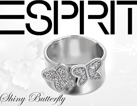 IDiva - Esprit Ring Shiny Butterfly