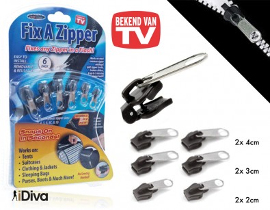 IDiva - Fix A Zipper Herstel je rits IDiva - Fix A Zipper Herstel je rits