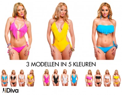 IDiva - Fringe Bikini en Monokini IDiva - Fringe Bikini en Monokini