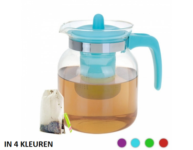 IDiva - Gekleurde Theepot Met Filter IDiva - Gekleurde Theepot Met Filter