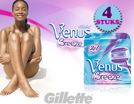 IDiva - Gillette Venus Breeze 4 Mesjes IDiva - Gillette Venus Breeze 4 Mesjes