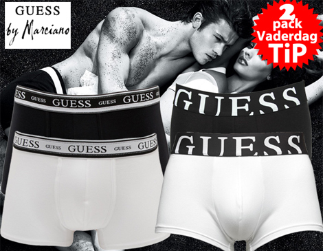 IDiva - Guess 2-Pack Vaderdag Boxershorts IDiva - Guess 2-Pack Vaderdag Boxershorts