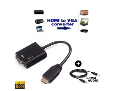 IDiva - Handige Hdmi Naar Vga Adapter IDiva - Handige Hdmi Naar Vga Adapter
