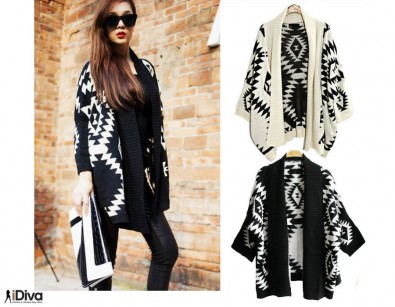 IDiva - Hip Vest Met Aztec Print IDiva - Hip Vest Met Aztec Print