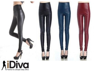 IDiva - Hippe Leather Look Legging