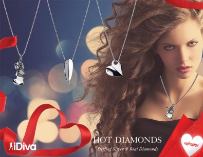 IDiva - Hot Diamonds Valentine Colliers IDiva - Hot Diamonds Valentine Colliers